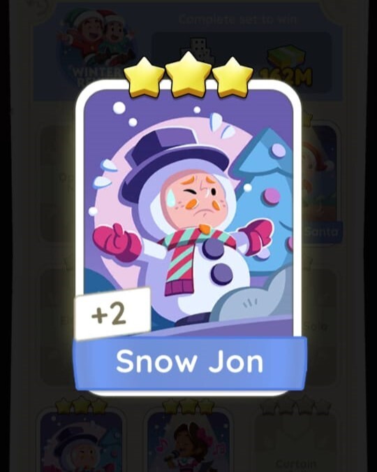 Snow Jon MONOPOLY 3 Stars ⭐️⭐️⭐️ Sticker | FAST DELIVERY