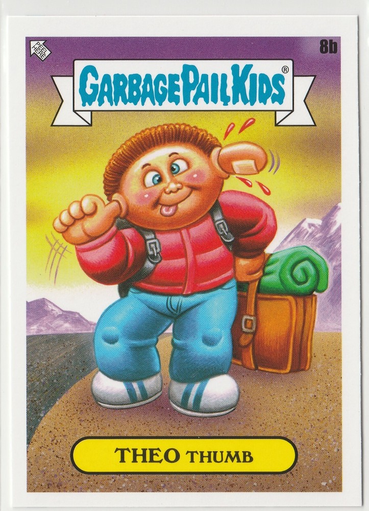Theo Thumb #8b Garbage Pail Kids GPK 2021 Vacation Series Card