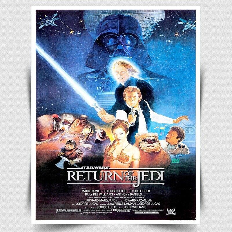 Star Wars Return of the Jedi Metal Wall Plaque Sign Poster