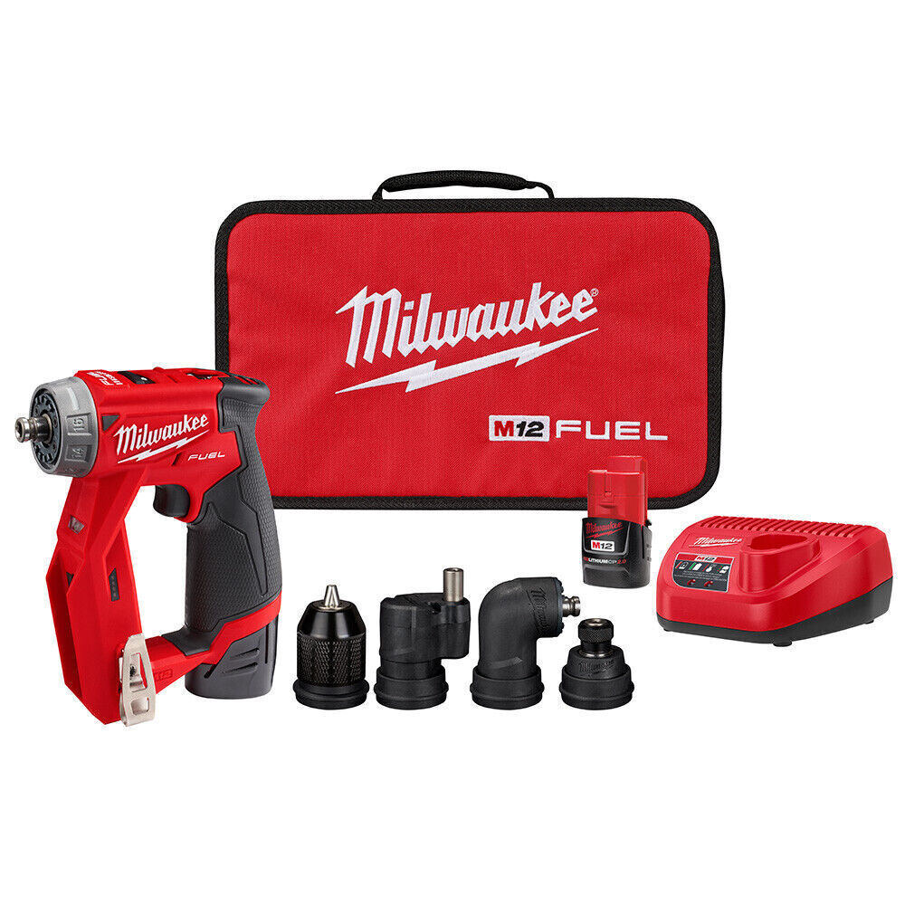 Milwaukee M12 FUEL 2505-22 Cordless Drill Driver Kit New
