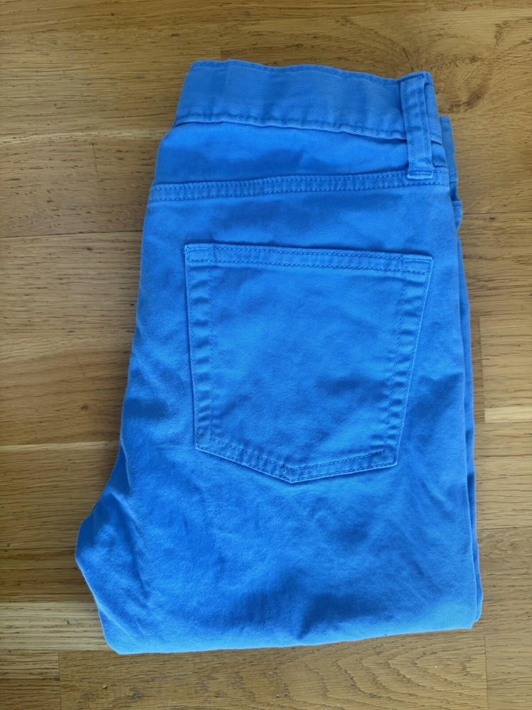 Crewcuts Boys Blue Stretch Cotton 5-pocket Chino Pants Size 12 J Crew
