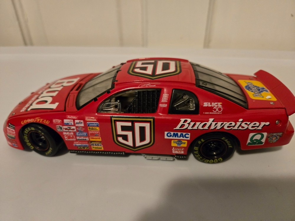 Coche Ricky Craven Budweiser de acción #50 escala 1/24