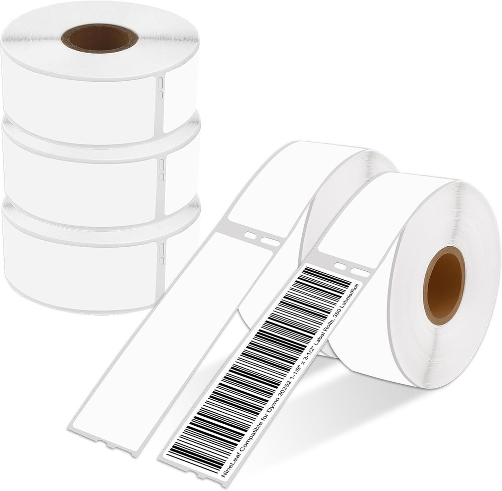 5-Roll DYMO 30252 Address Labels for LabelWriter Printers, 1-1/8