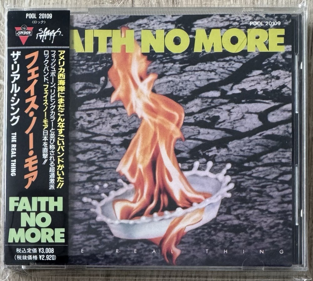 Faith No More • The Real Thing Rare 1989 1st Edition Japan CD w OBI Metallica