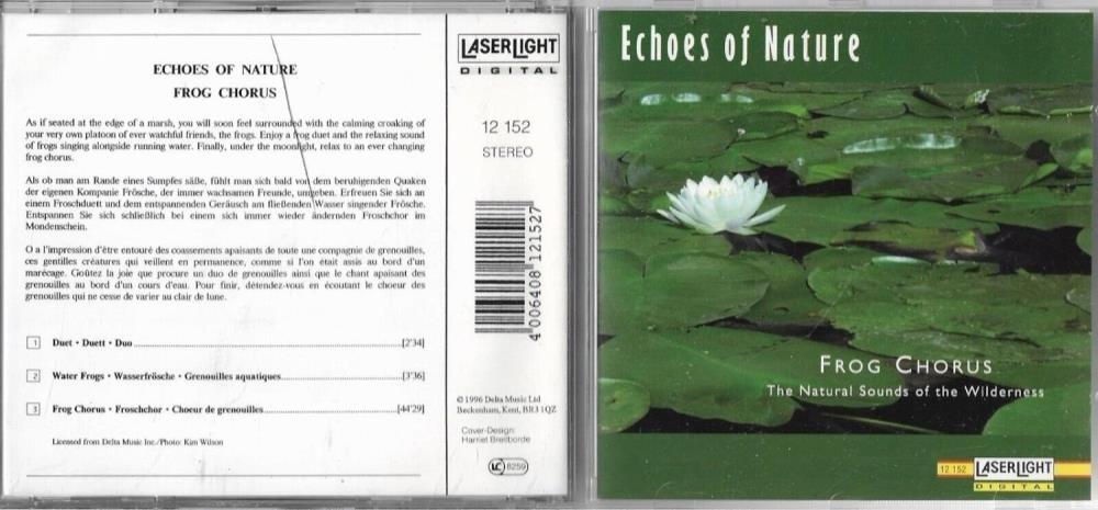 Frog Chorus CD - Natural Wilderness Sounds 1996 Audio