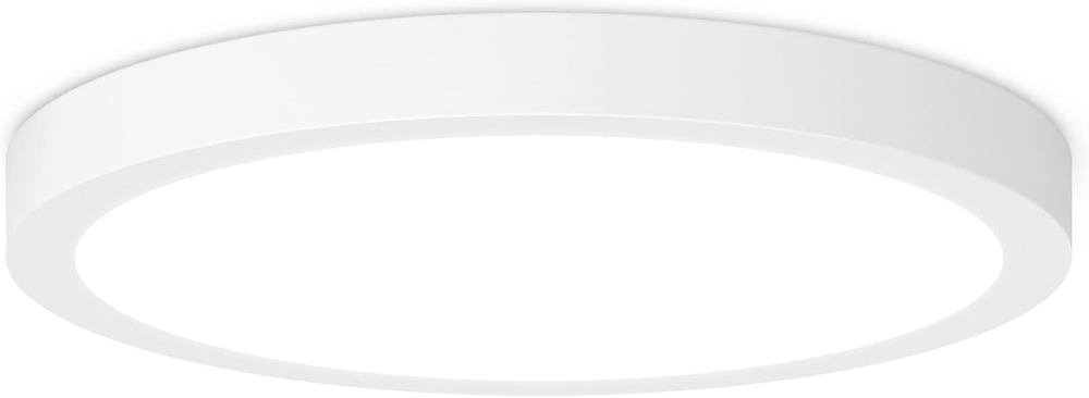 LED Flush Mount Ceiling Light Fixture, 100W Equivalent Modern Kitchen Recessed C