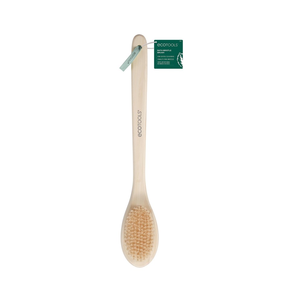 Long Handle Bath Brush for Back & Hard-to-Reach Areas - Exfoliating Bristles