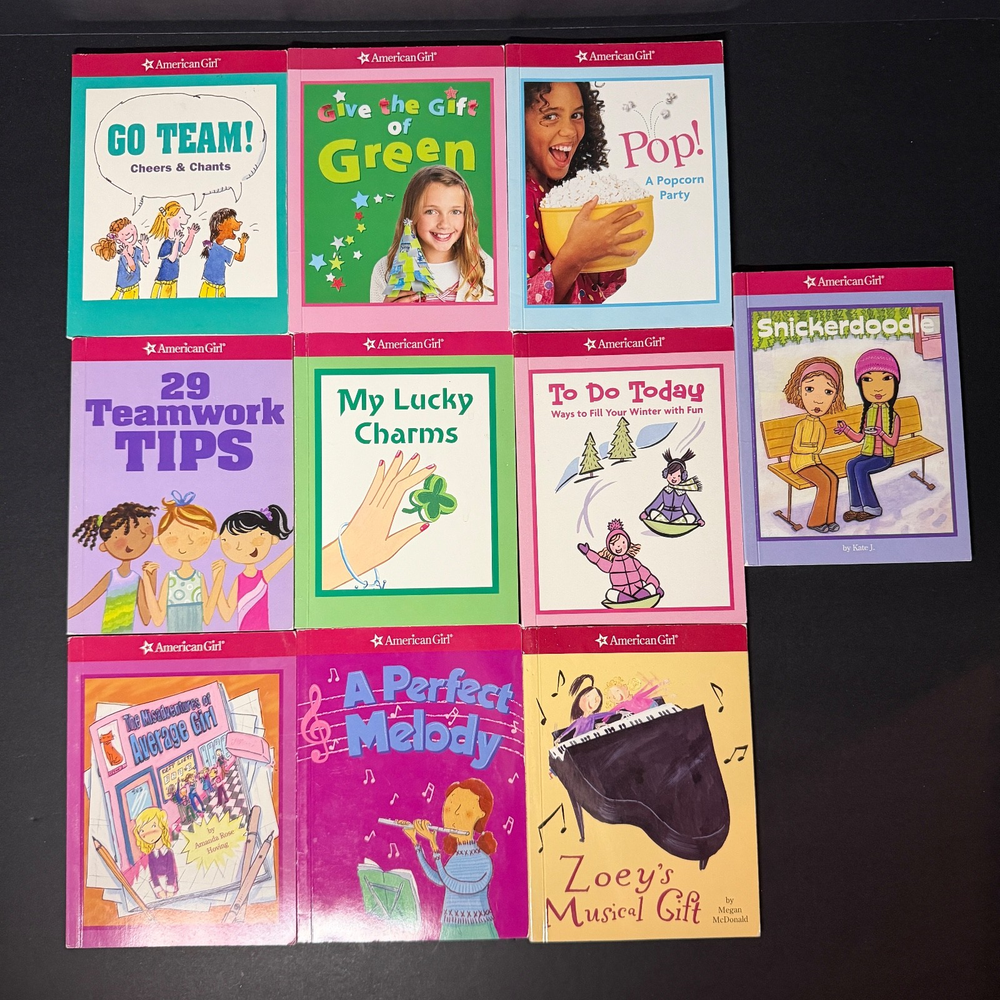 Lot Of 10 American Girl Doll Books Paperback Booklet Kids Mixed Set Collection
