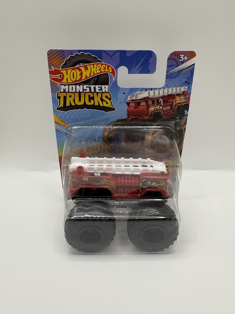 2022 Hot Wheels Mini Monster Trucks 5 Alarm Fire Truck 1/72 Scale New
