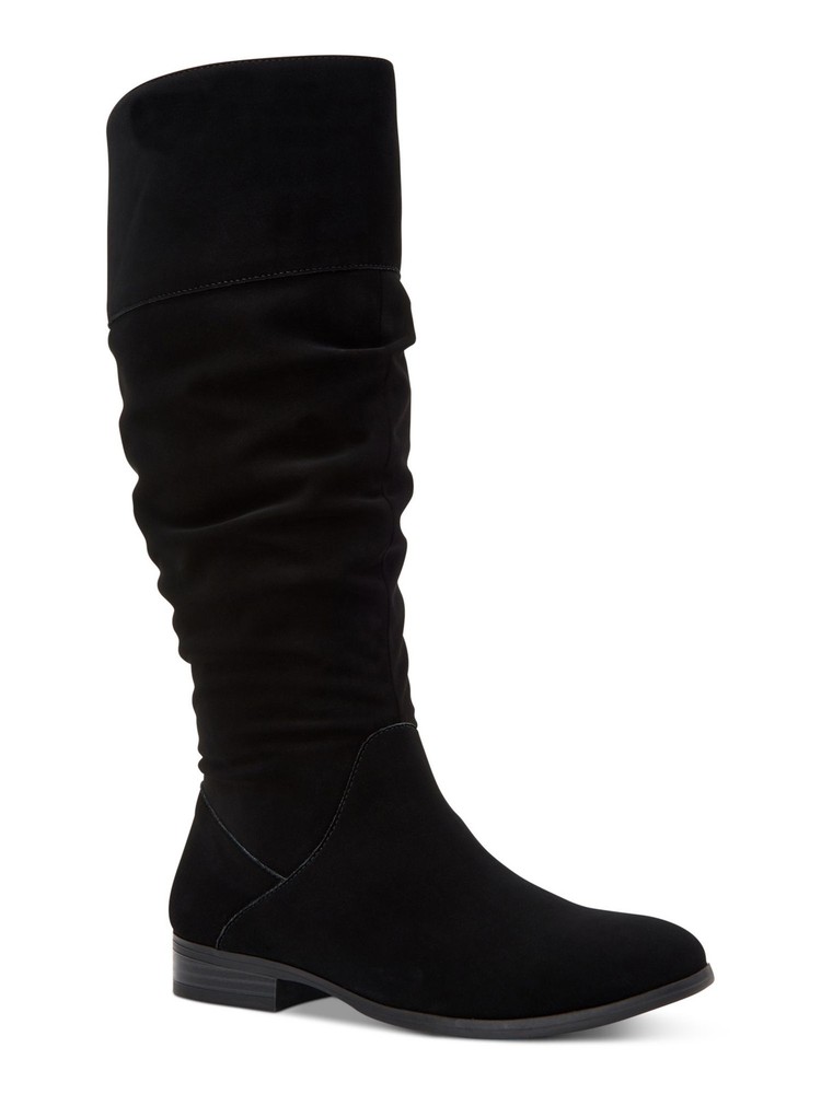 STYLE & COMPANY Womens Black Kelimae Toe Block Heel Riding Boot 9.5 M WC