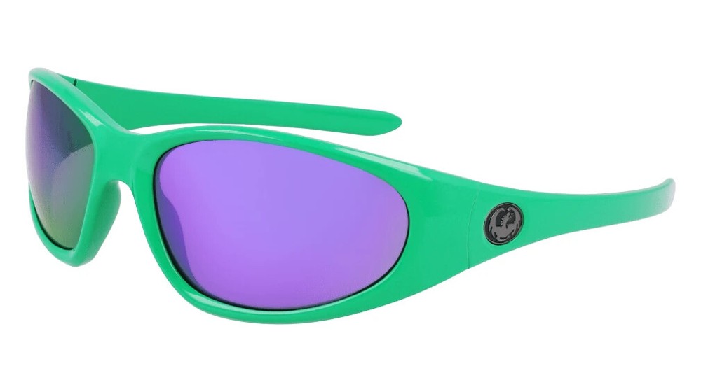 NWT Dragon The Box 2 Sunglasses Green Frame LL Polar Lens $150 M Unisex