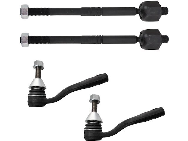 Front TRQ 4 Piece Tie Rod Set Tie Rod End Set fits Mercedes ML250 2015 57WZRD