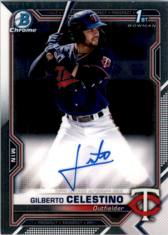 2021 Bowman Chrome Prospect Autographs #CPAGC Gilberto Celestino