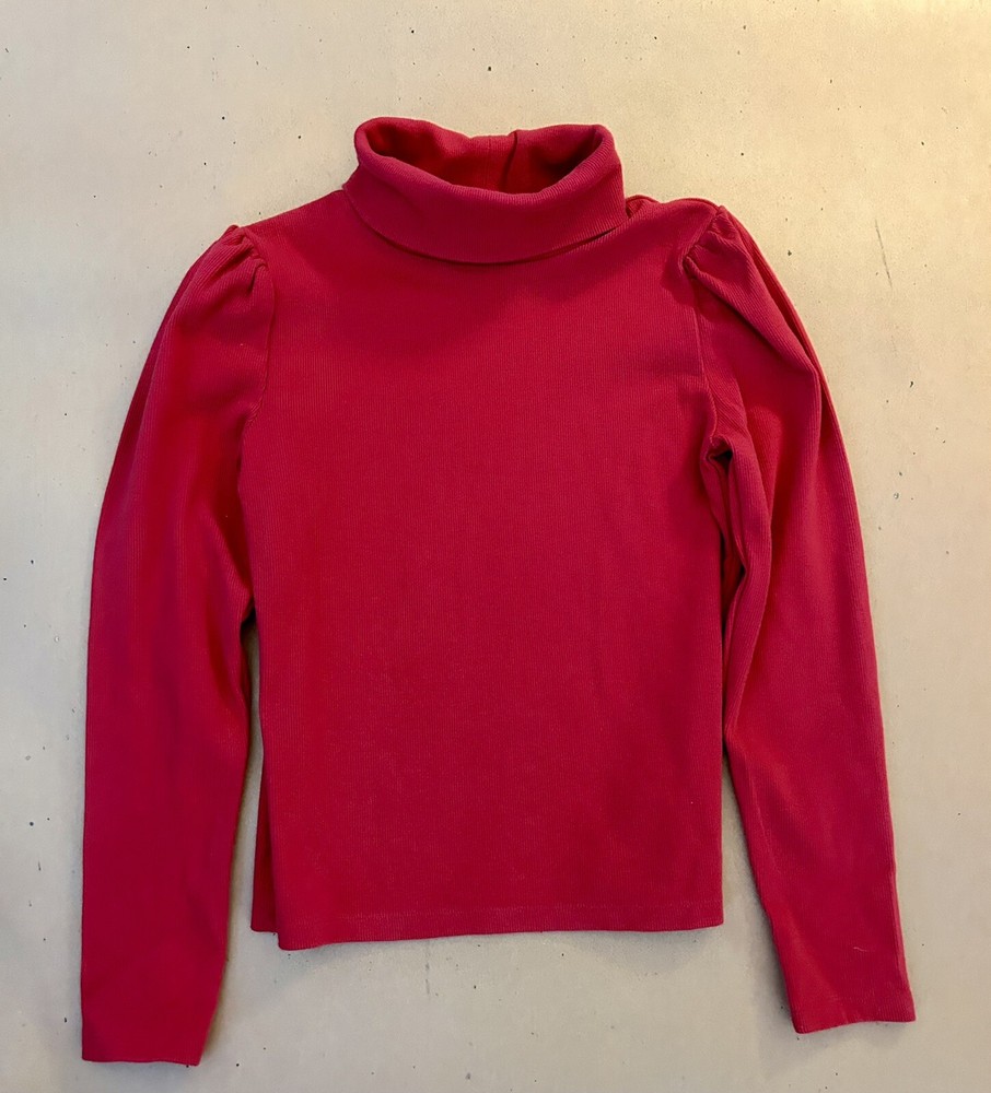 Girls Gap Kids Size XL Red Ribbed Turtleneck