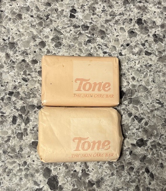Set of 2 Vintage Tone The Skin Care Bar Soap Travel Hotel Motel Size New