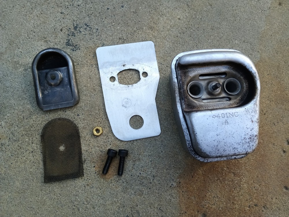 Muffler Heat Shield Bolts Screen Exhaust Poulan P3314 14