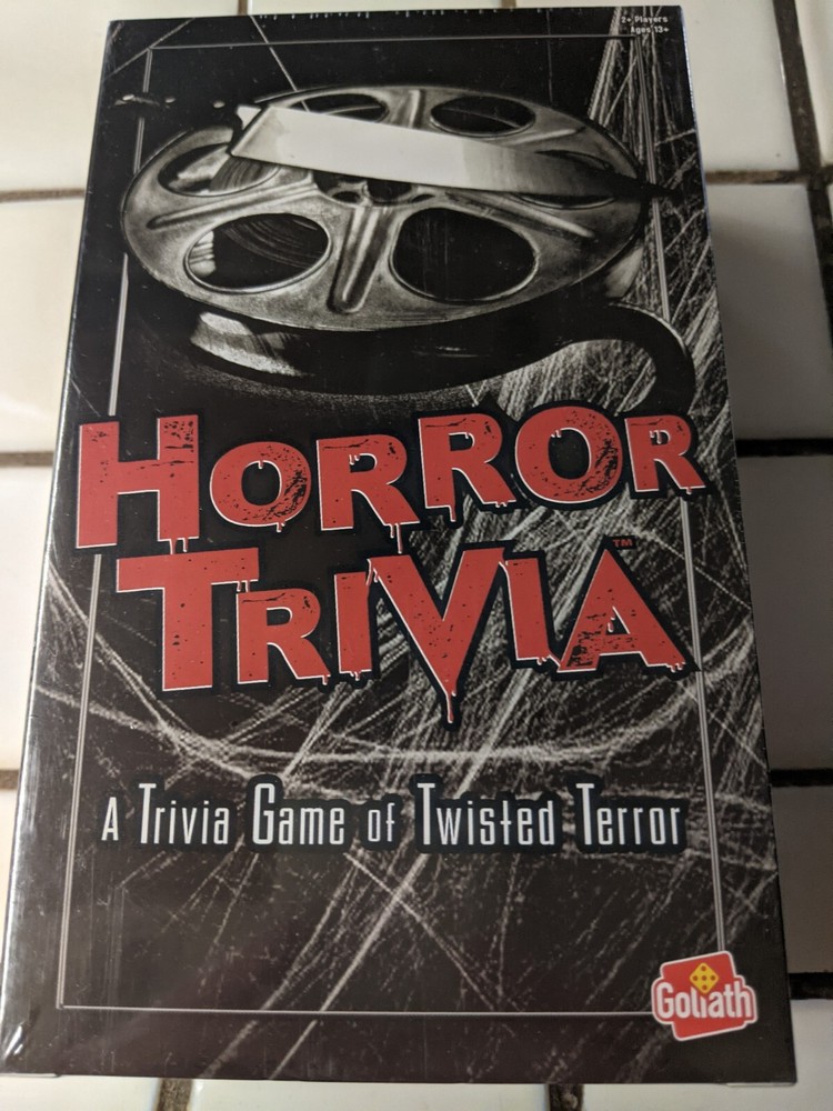 Goliath Horror Trivia A Trivia Game of Twisted Terror Card Set