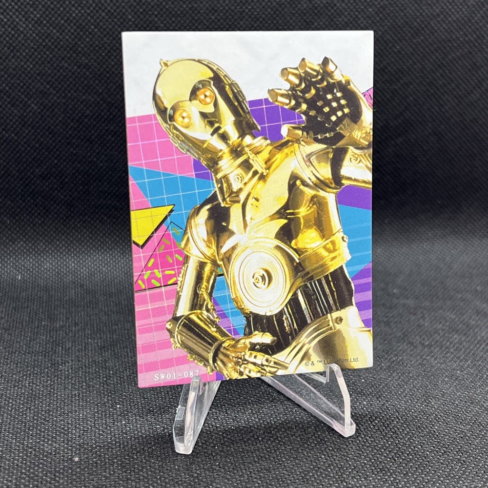 2023 Card.Fun Licensed Star Wars Art Trading Card C-3PO Gold Foil /100 SW01-087