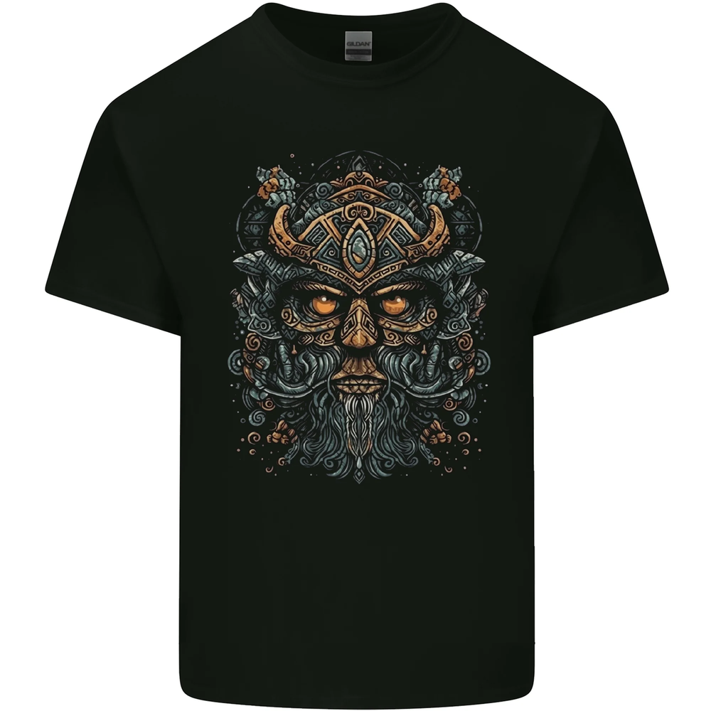 A Tribal Viking Pagan Celtic Warrior Mens Cotton T-Shirt Tee Top