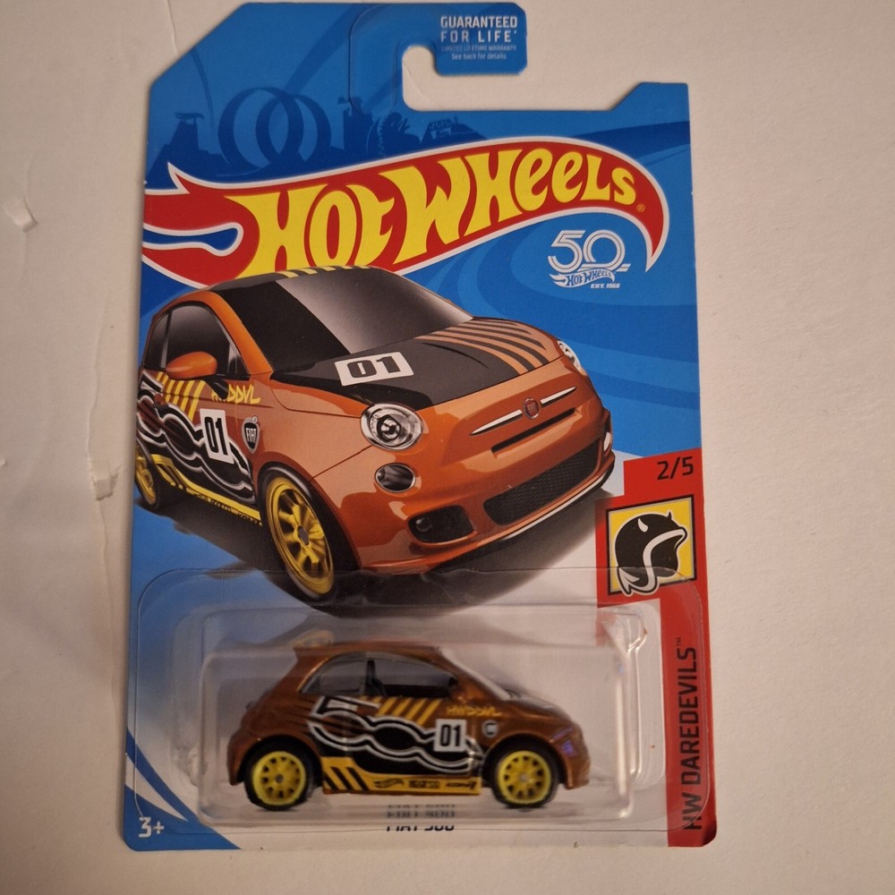 HOT WHEELS 🔥 SUPER TREASURE HUNT 🔥 FIAT 500 🔥 #2/5 🔥 HW DAREDEVILS 🔥🔥