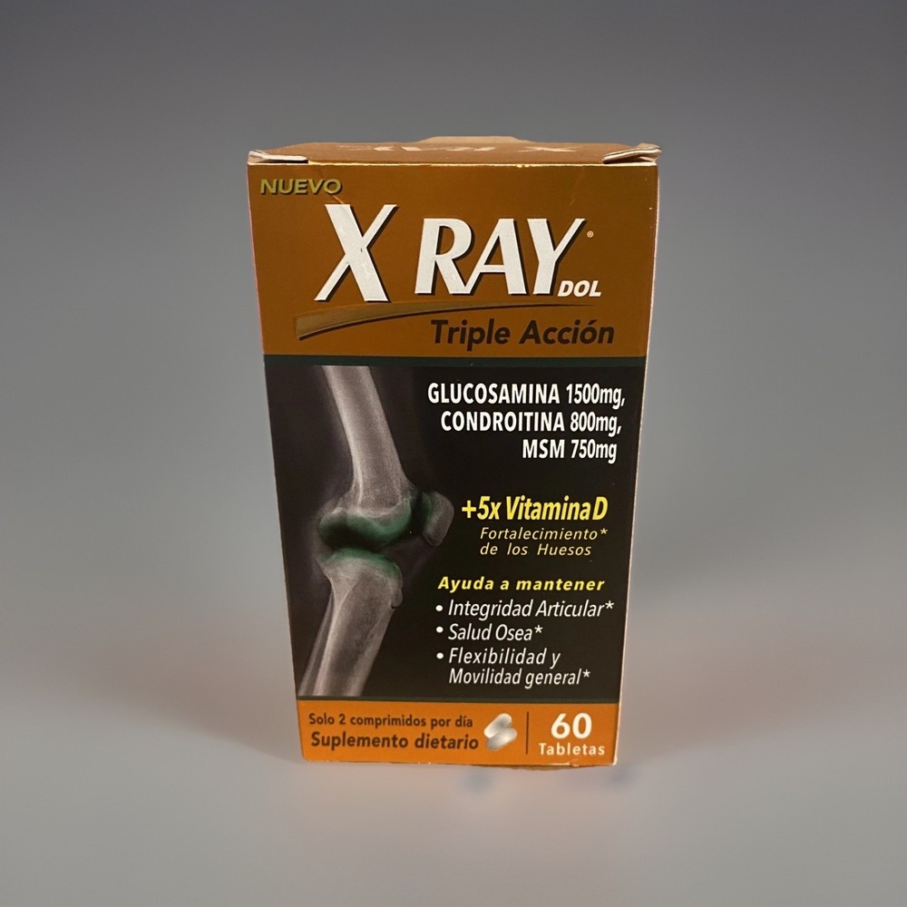 X Ray Dol Triple Action Glucosamine Chondroitin MSM Joint Support 60 Tabs 10/26