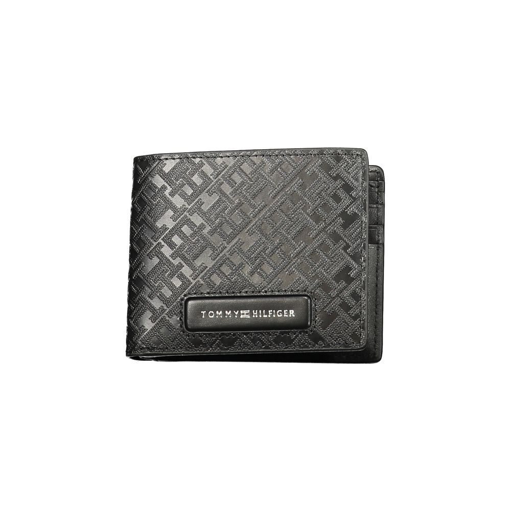 Tommy Hilfiger Mens Black Leather Wallet Stylish & Durable