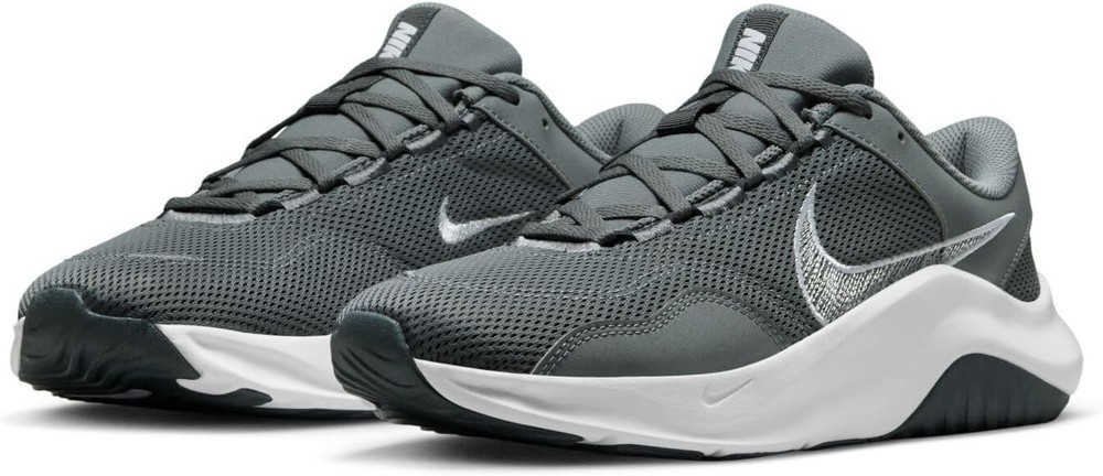Nike Legend Essential 3 Next Nature in Smoke Grey - Size 10