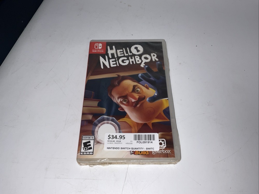 Hello Neighbor - Nintendo Switch BRAND NEW SEALED Game