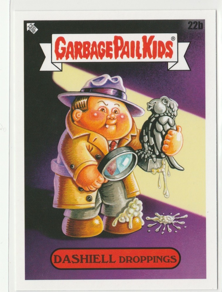 Garbage Pail Kids 2022 Book Worms GPK Dashiell Droppings #22b Card  