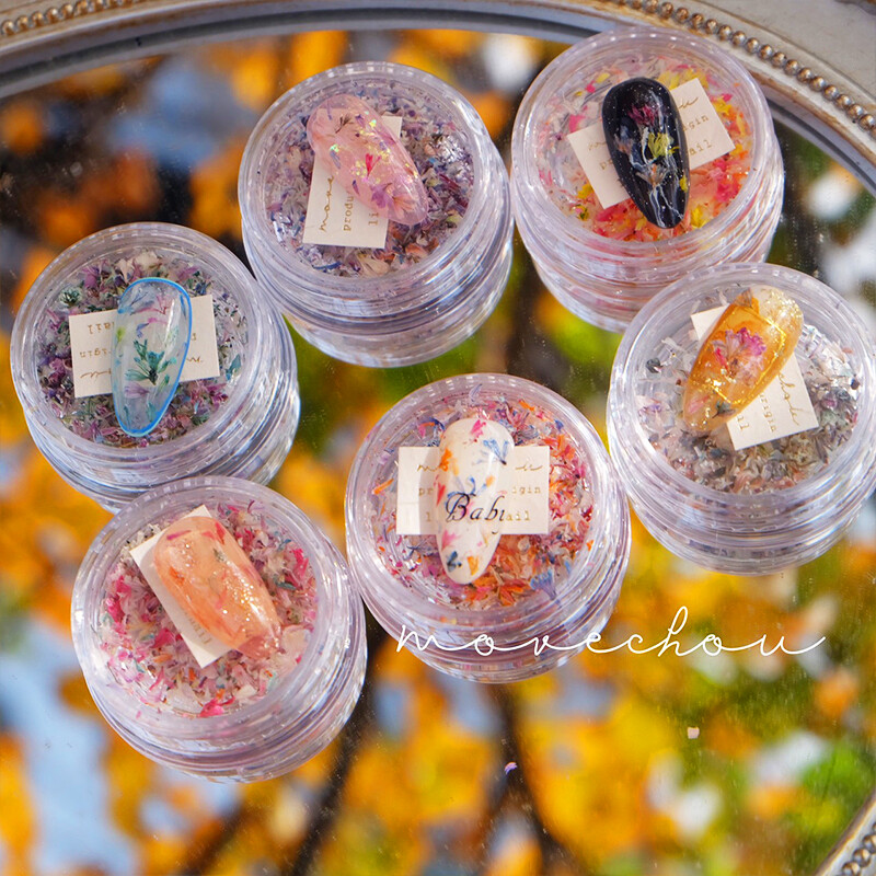 Dried Flower Nail Art Resin Mold UV Epoxy DIY Nail Accessories