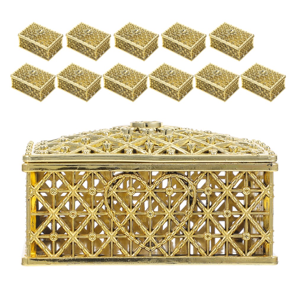 12-Piece European-Style Jewelry Box Candy Holder Keepsake Organizer
