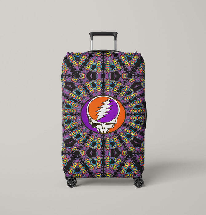Grateful Dead Purple Logo Luggage Cover for Suitcase