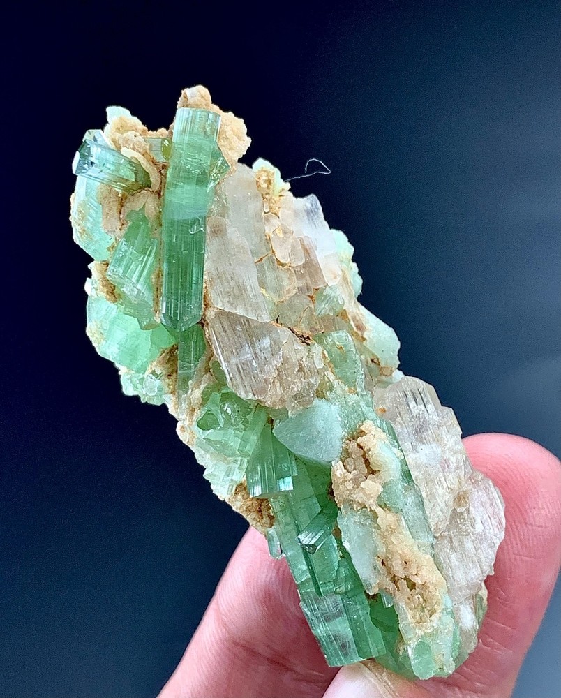 160 Carat Tourmaline Crystals With Kunzite Specimen from Afghanistan