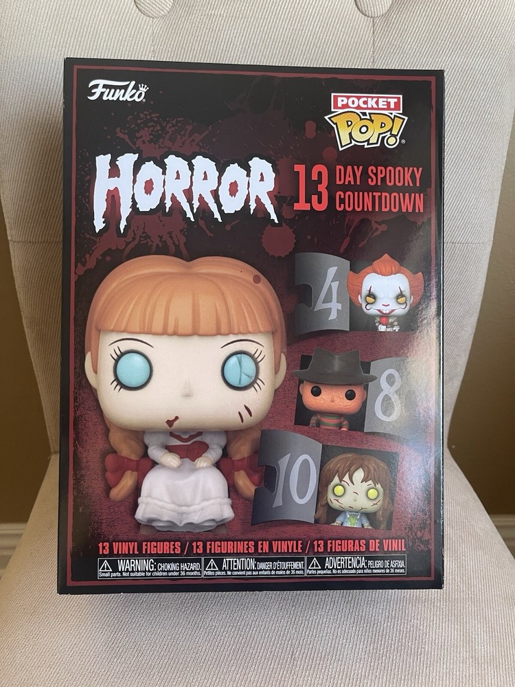 FUNKO Pocket Pop Horror 13 Spooky Day Countdown Calendar Empty Box Rare