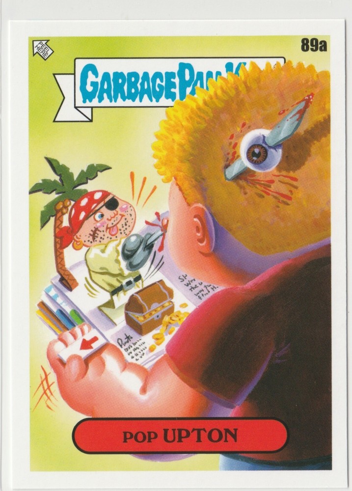 Pop Upton #89a Garbage Pail Kids GPK 2022 Book Worms Trading Card