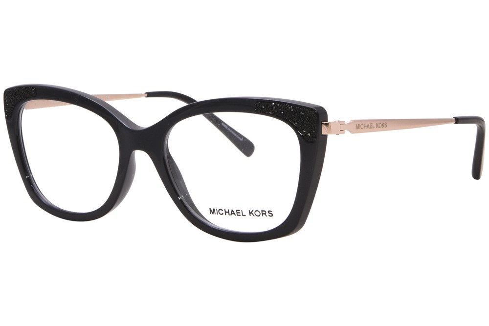 Michael Kors Belmonte MK4077 3332 Eyeglasses Frame Women's Black Full Rim 52mm