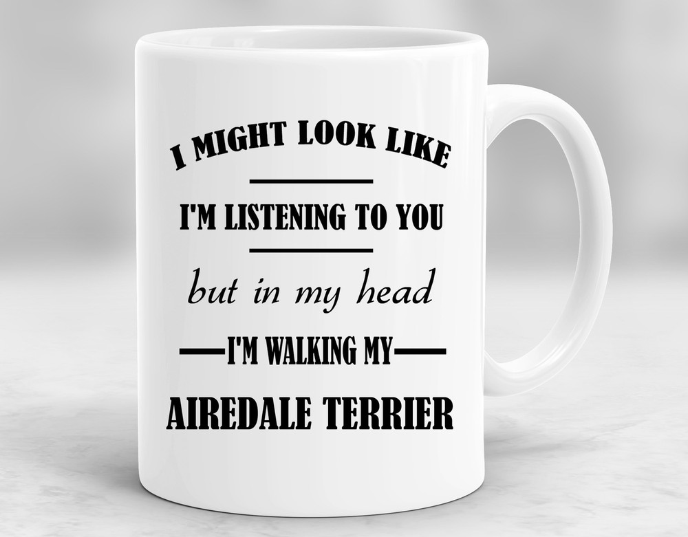 Airedale Terrier Dad Mug - Perfect Gift for Airedale Owners