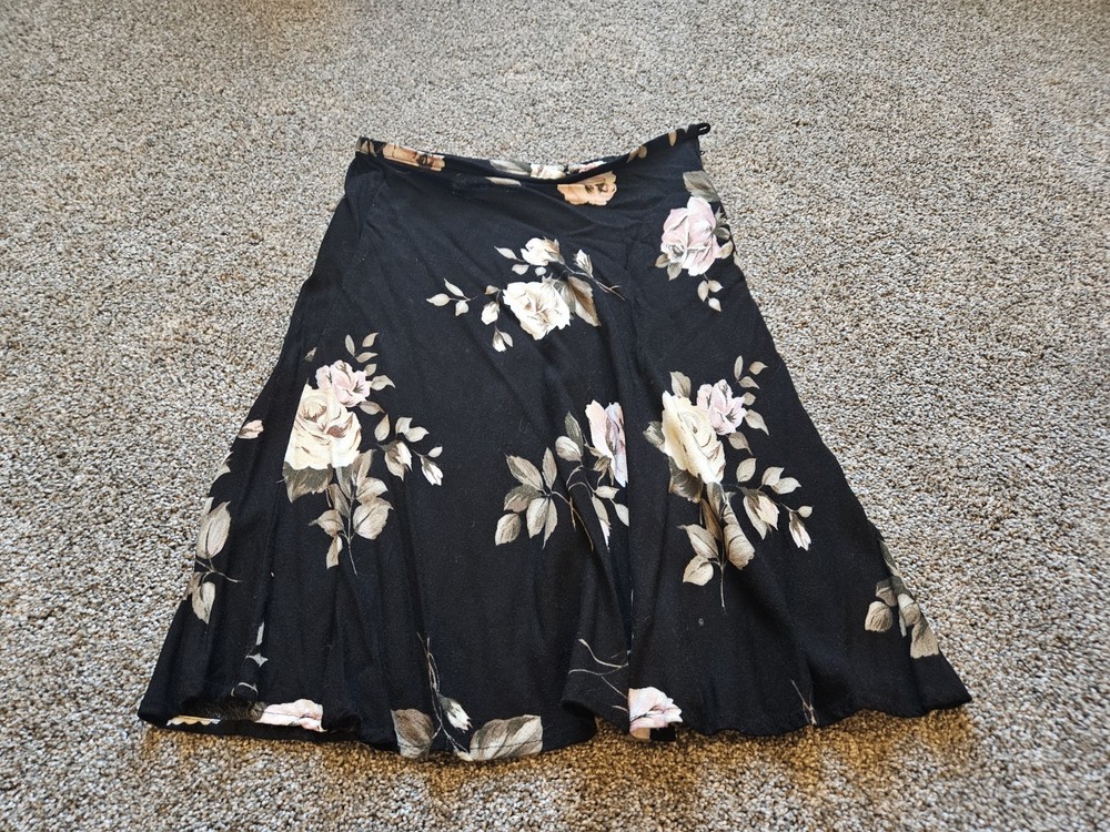 Vintage Compagnie Internationale Express  Floral Maxi Skirt .