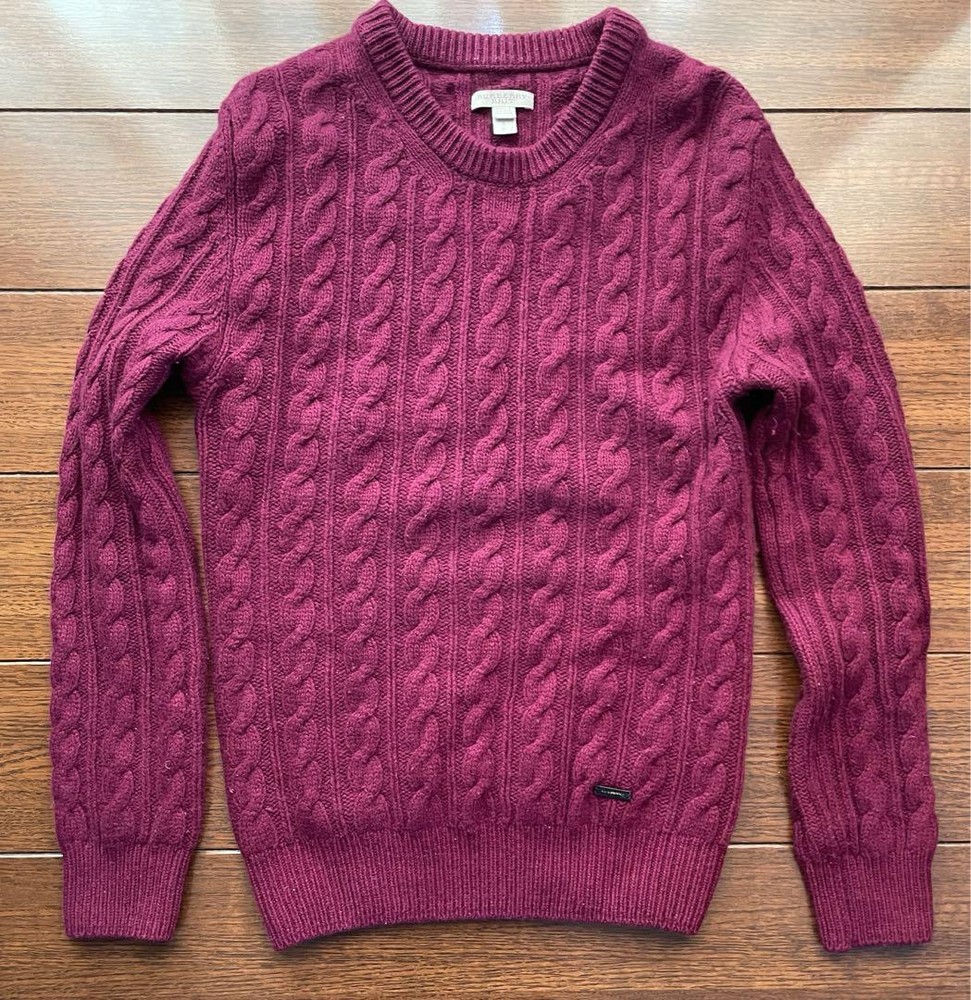 Burberry knit sweater Men's Fashion from Japan