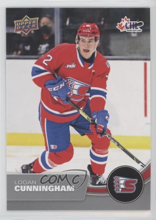 2021-22 Upper Deck CHL Logan Cunningham #245
