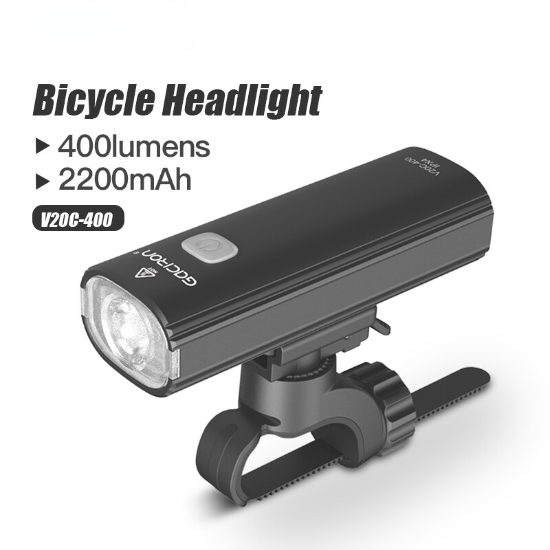 Bike Light V20C Accessories USB Rechargeable 400lm Bicycle Front Light Helmet