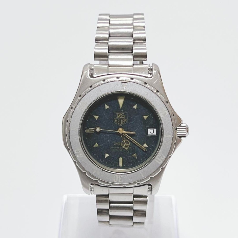 TAG Heuer 2000 Professional 972.606 Navy Moondust Quartz Mens Watch by JP