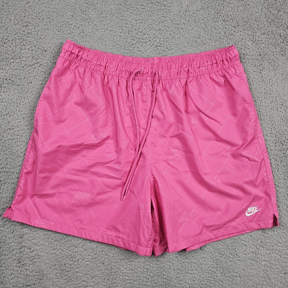 Nike Shorts Mens XL Pink Nike Club Woven Flow Active Drawstring 6