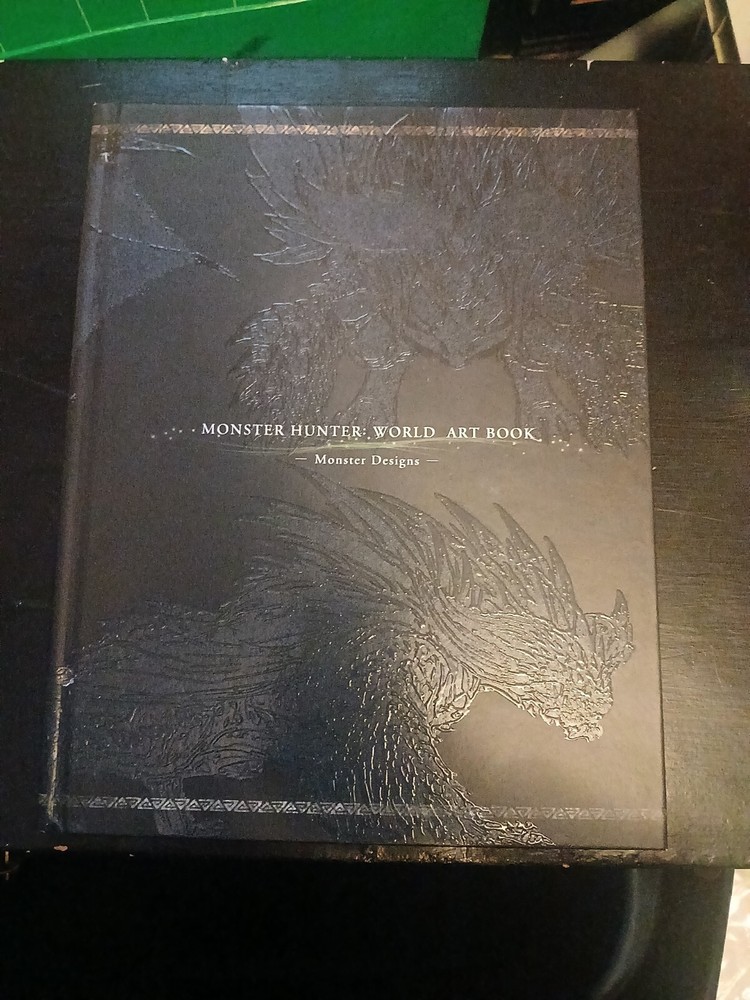 MONSTER HUNTER WORLD ART BOOK Monster Designs Hard Cover Book From Japan