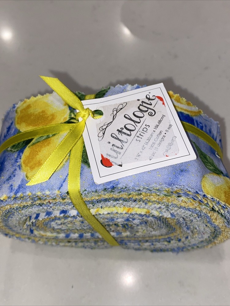 New Quiltologie 40 Pieces, 5 Design Fabric Strips