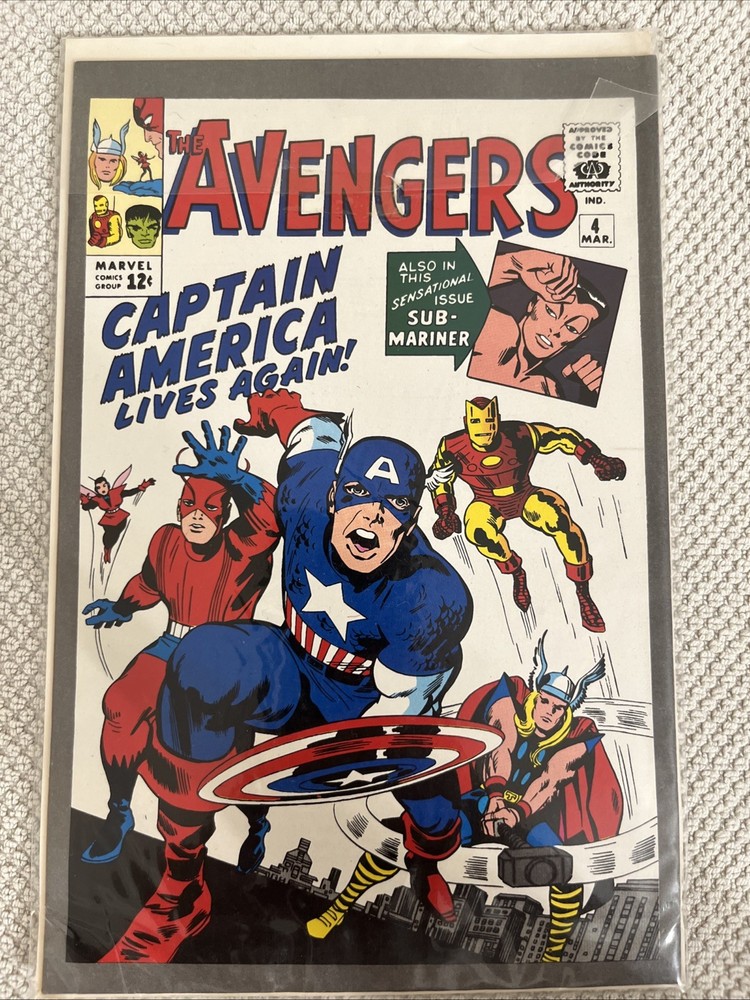 The Avengers #4-Jc Penney Marvel Vintage Pack (Marvel Comics 1993)