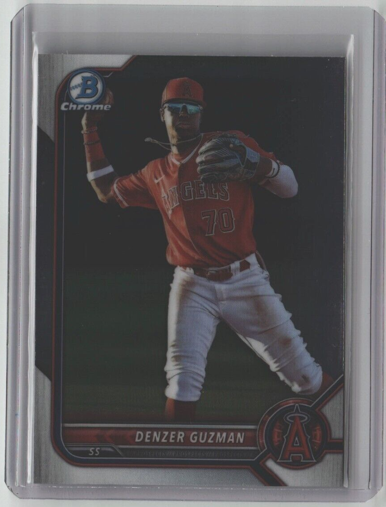 DENZER GUZMAN ROOKIE BOWMAN CHROME BDC-20 ARIZONA DIAMONDBACKS 2022 FREE SHIP