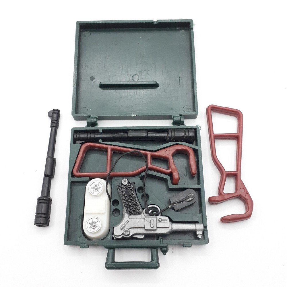 Vintage Palitoy Action Man Secret Agent Briefcase With Extra Gunstock & Barrel