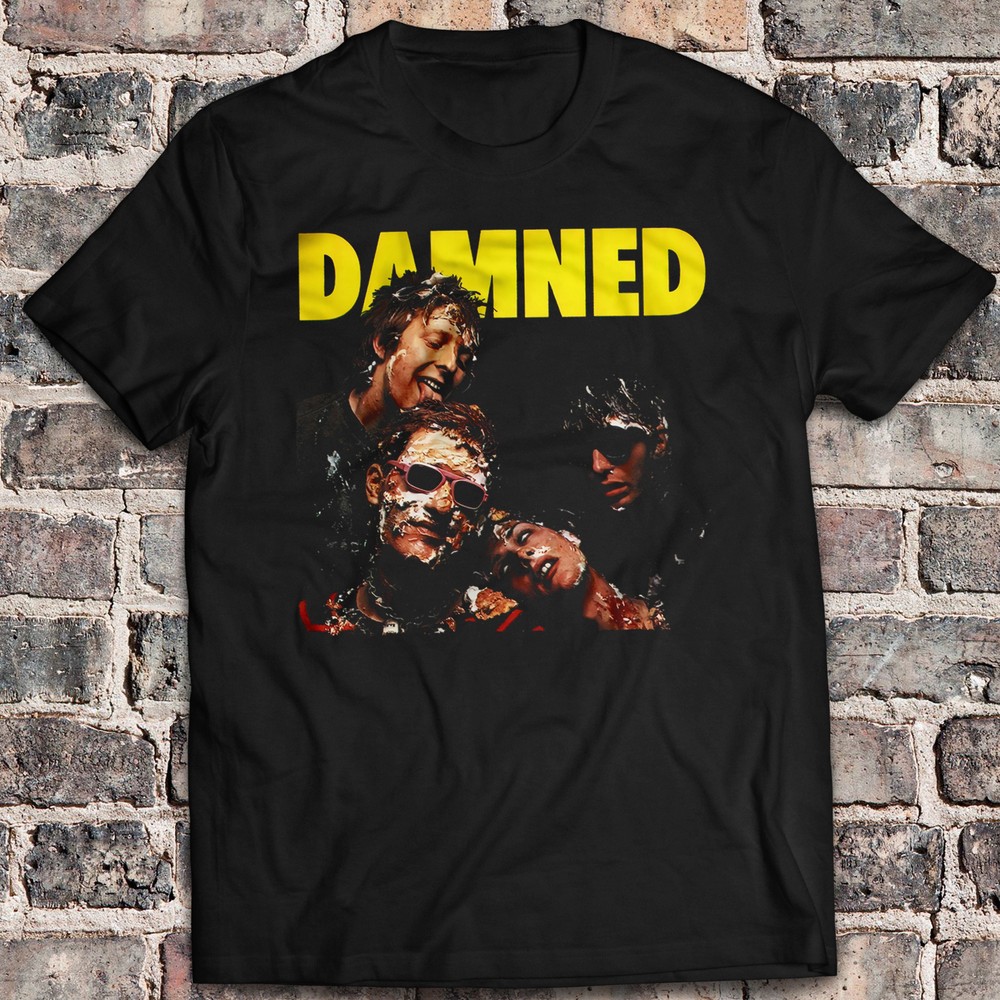 Rock Music T-Shirt The Damned Band Tee Dave Vanian Vintage Party Live Concert