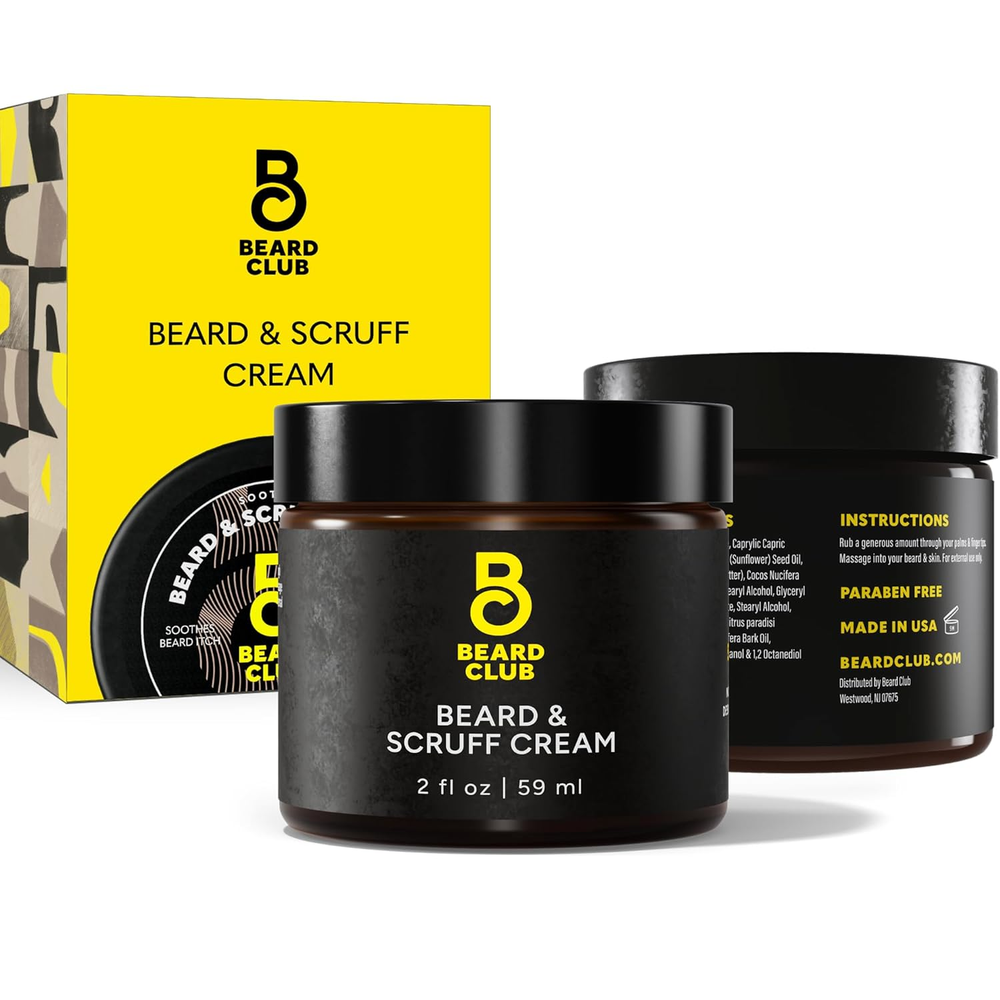Biotin Beard Cream - Moisturizing and Hydrating Shea Beard Butter for Healthier
